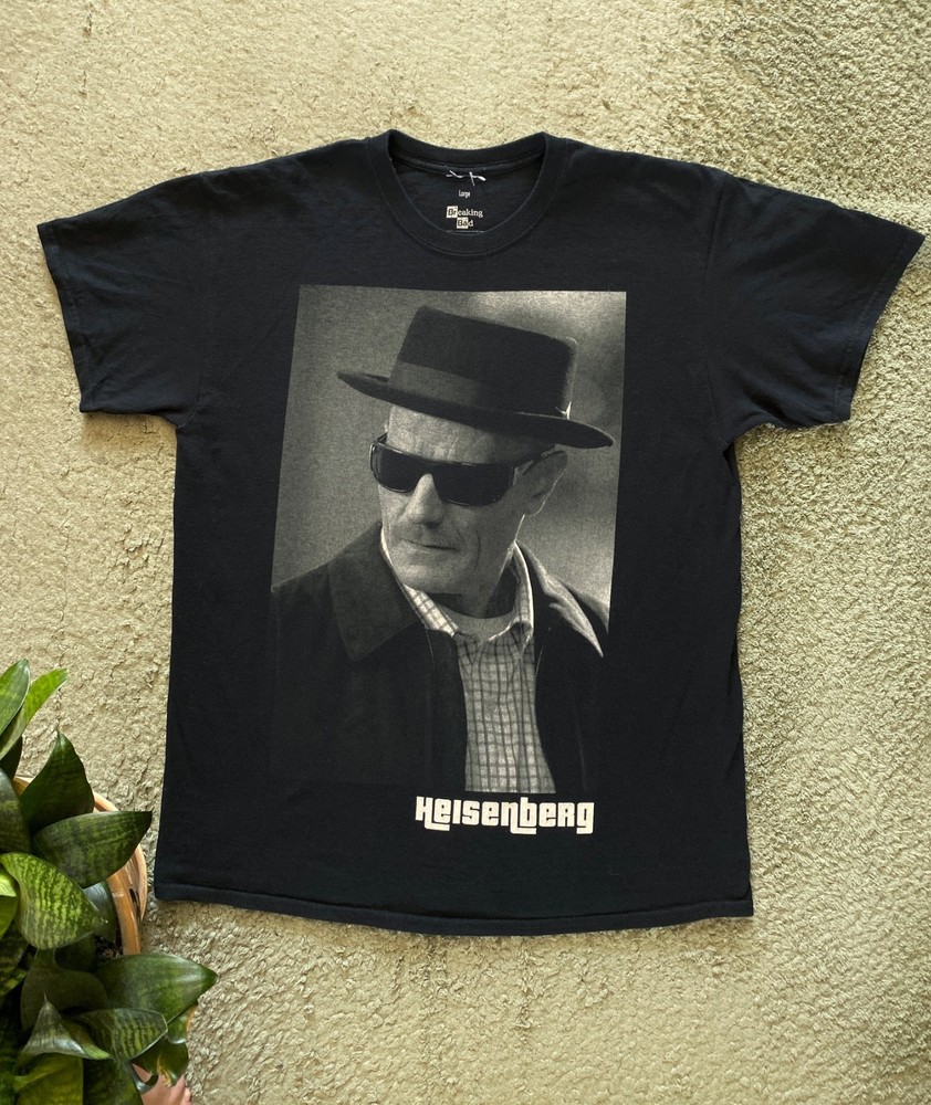 Breaking Bad Heisenberg Walter White 2013 Tee shirt Black Men’s Size Large