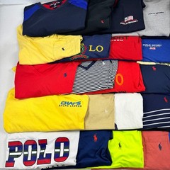 Wholesale Lot of 25 Ralph Lauren Men’s T-Shirts (Assorted Sizes)