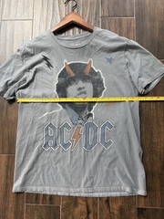AC/DC Gray traffic Tshirt rock band orange Horn Graphic men’s women’s unisex M