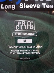 New ProClub DryPro LONG SLEEVE TEE -Forest Small to 7XL FREE SHIPPING! Pro Club