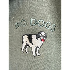 NWT Vintage Big Dogs Short-Sleeve Crewneck Embroidered Logo Tee XL