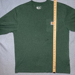Carhartt Long Sleeve Logo T shirt Men’s Large Loose Fit K231 Green