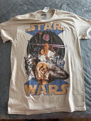 Mad Engine Mens Short Sleeved T-shirt Size Medium Star Wars Theme NWT