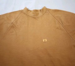Vintage Hang Ten Shirt Mens Large Brown Single Stitch Embroidered Feet
