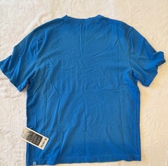 Lululemon Cotton Jersey T-Shirt FDAP Size Large Fade Dye Corn Flower Blue