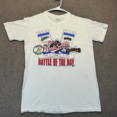 Battle of the Bay 1989 World Series T Shirt Men’s Medium Vintage Salem Print