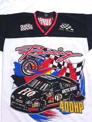 Vtg 90s Arctic ASG Arctic Sport Racing Jersey Shirt Mens XL AOP Drag Car 400 HP