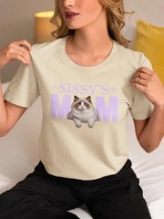 Personalized Pet Photo Comfort Tee Custom Dog Cat
