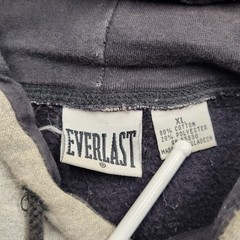 VINTAGE 90s Everlast Crop Top Long Sleeve Boxing Sweatshirt Size XL Athletics