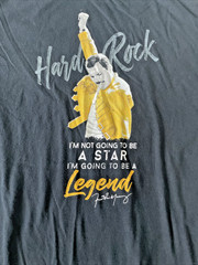 Freddie Mercury I’m Going To Be A Legend Hard Rock Ltd Ed. Black T-Shirt Men M