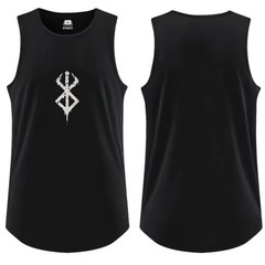 Men’s Tank Top Casual Breathable Sleeveless Shirt Outdoor Basketball Sports Vest
