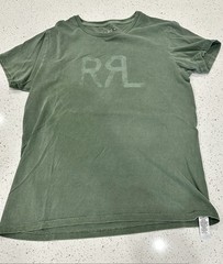 Double RL RRL Ralph Lauren T-Shirt Small S Back Hit Graphic Denim & Supplies Tee