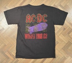 AC/DC vintage 1988 WORLD TOUR t shirt ANGUS YOUNG small
