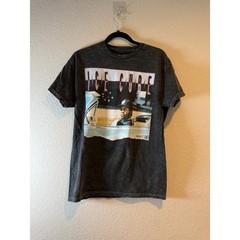 Ice Cube Mens Graphic T-Shirt Charcoal Mineral Wash Hip Hop Streetwear Tee S
