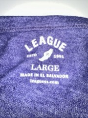 5333 The League TCU Horned Frogs Men’s Large Purple Poly Cotton Blend T-shirt