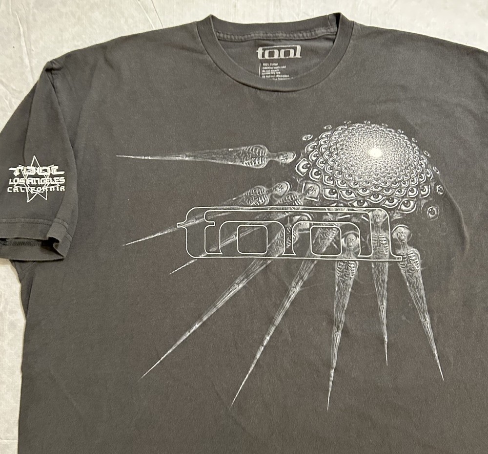 Tool Tour Spectre Concert T-Shirt Los Angeles California 2017 Mens XXL Band