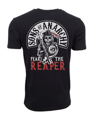 SONS OF ANARCHY MEN OF MAYHEM MENS BLACK T SHIRT