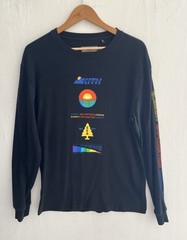 KITH EEA Element Exploration Agency Black T-shirt Men’s Long Sleeve Size S