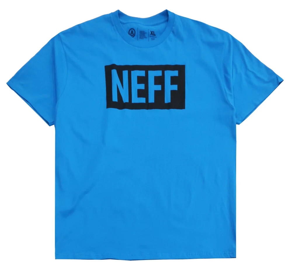 NEFF Men’s Bright Blue Short Sleeve Logo T-Shirt NEW XL