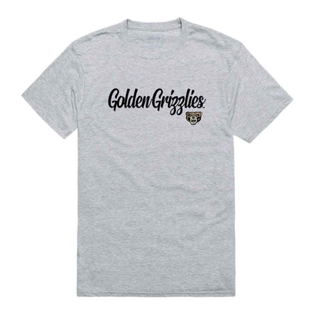 Oakland University Golden Grizzlies OU NCAA Cotton Script Tee T Shirt