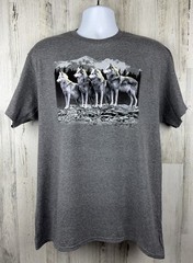 Wolf Nature Wildlife T-Shirt Large (21”x29”)