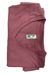 American Apparel Sustainable Collection USA MADE Vneck Tshirt 100% cotton Pink M