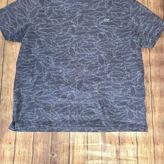 Greg Norman T-Shirt Mens 3XL Navy Scattered Shark Print Golf Dadcore Coastal