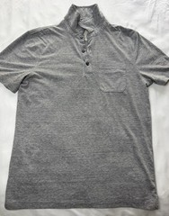 BANANA REPUBLIC The Vintage T Grey Collared Shirt Men’s M Cotton Summer Preppy