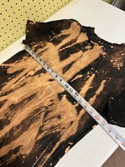TRUE RELIGION Brown BUDDHA TIE DYE Short Sleeve Small Graphic Lounge T-shirt