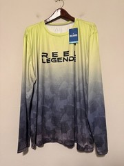 NEW 🎣 Reel Legends Reel-Tec Mens 2XL Fishing Shirt Performance Long Sleeve