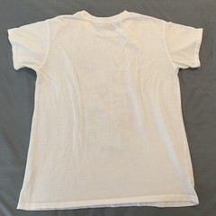 Brisco Brands Anime Manga Shirt Mens Medium White Japan Graphic Daring Hero