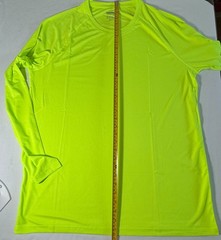Boladeci Mens Long Sleeve UPF 50+ UV Block Shirt XL Neon Green Moisture Wicking