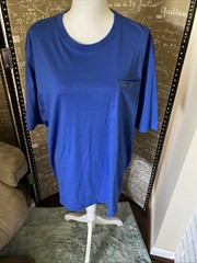 Greg Norman Men’s Short Sleeve T-Shirt Blue, Size XL/TG NWOT