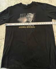 Andrea Bocelli Believe Tour 2021 T Shirt Men’s Xl