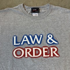 Vintage 2001 Law & Order NBC Experience TV Promo T Shirt Olivia Benson Size XL