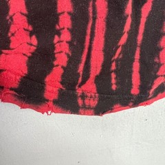 Affliction T-Shirt Mens Sz 3XL Red Black Live Fast Tie Dye Distress Graphic NWT