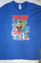 Ed Big Daddy Roth Rat Fink Hotrod Surfink Safari 2XL T Shirt Rare 2003 blue