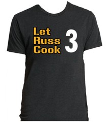 Triblend Russell Wilson Let Russ Cook Shirt