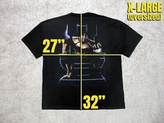 Thanos x Goat Crew marvel men’s black t-shirt XL infinity gauntlet war villain