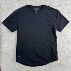 BYLT Lux Drop Cut T-Shirt Black Short Sleeve Curved Hem / Mens XL