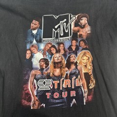 Vintage MTV TRL Tour Tshirt (XL) Hole On The Front Left, Please See Photos