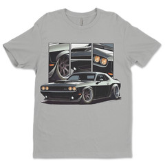 DTF Muscle car/ Custom Unisex Soft Style T-Shirts, Next Level- Cotton