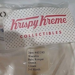Krispy Kreme “When I Learn To Walk, I’m Going To Krispy Kreme -Baby One Piece