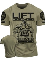 Men Gym T-Shirt Workout Fitness Training Tee Breathable Muscle Shirt Running