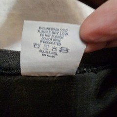 Vintage Pluma Shirt Mens XL Black Long Sleeve Heavy Cotton USA Made 90s