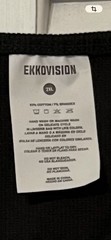 NWOT Ekkovision Black Ribbed Beater size 2XL