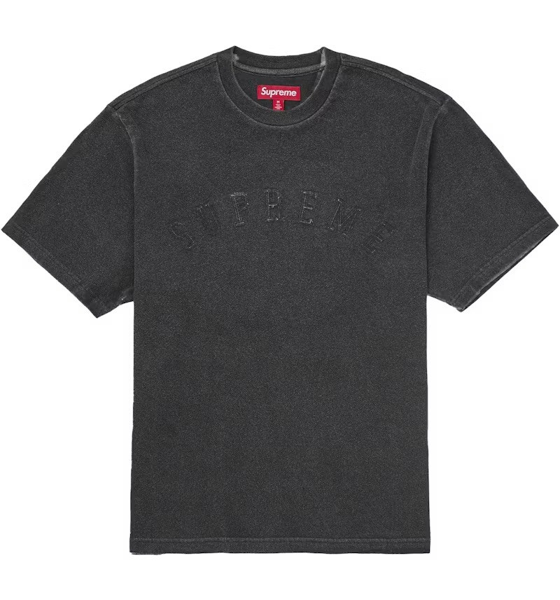 Supreme Overprint S/S Top Black Size Medium Brand New with Tags 100% Authentic