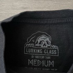 Lurking Class Mens M T Shirt Black Stay Positive Test Negative