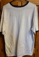 JOHN ASHFORD T Shirt V Neck Men’s Size M American Flag Short Sleeve 100% Cotton