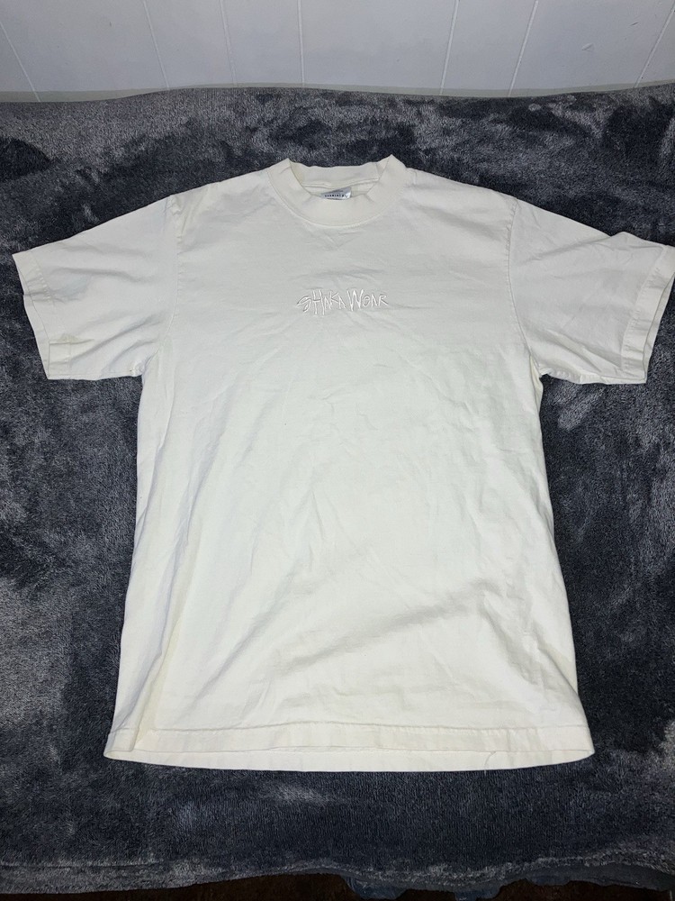 Shaka Wear Adult Heavyweight T Shirt CREAM T-Shirt – M Medium Cotton
